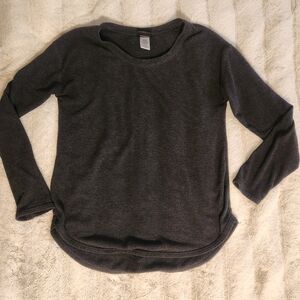 🔥Charcoal Long Sleeve Lounge Top